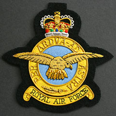 RAF with Motto wire blazer badge
